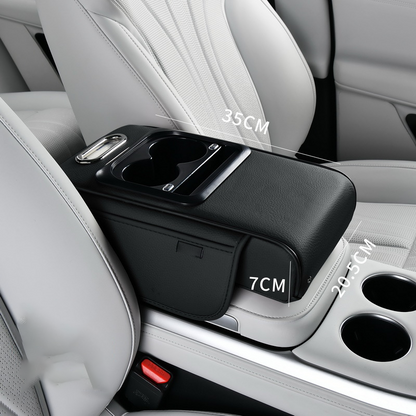 🚗 50% OFF HOT SALE! ✨ Car Armrest Organizer with USB Ports - Multi-Function Storage Box & LED Ambient Light for Enhanced In-Car Experience 📱🔌