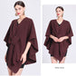 🧣 60% OFF NOW! ✨ Women's Elegant Faux Wool Wrap Shawl - Soft Thermal Lining with Hidden Pocket for Versatile Style & Comfort 🌸🛍️