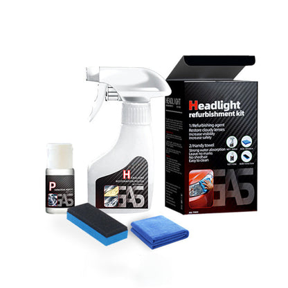 🚗 BUY 2 GET 3! ✨ Headlight Restoration Kit - Professional Polish & UV Sealant for Crystal Clear Visibility at Night 🌙🔧
