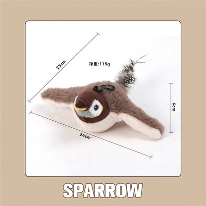 🐱 50% OFF NOW! ✨ Rechargeable Touch Activated Cat Toys - Realistic Sound Effects & Flashing Lights for Interactive Play with Auto Sensor 🔄💫