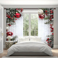 🪟 50% OFF CHRISTMAS SALE! ✨ Christmas Window Curtains 2-Piece Set - Festive Patterns with Blackout Lining for Holiday Home Decor 🎄❤️