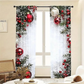🪟 50% OFF CHRISTMAS SALE! ✨ Christmas Window Curtains 2-Piece Set - Festive Patterns with Blackout Lining for Holiday Home Decor 🎄❤️
