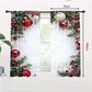 🪟 50% OFF CHRISTMAS SALE! ✨ Christmas Window Curtains 2-Piece Set - Festive Patterns with Blackout Lining for Holiday Home Decor 🎄❤️