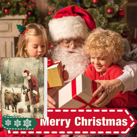 🎄 CHRISTMAS SALE 60% OFF! ✨ Advent Calendar with Highland Cow Design - 24 Surprise Boxes with Festive Treats for Holiday Countdown 🐮❤️