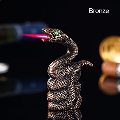 🐍 50% OFF NOW! ✨ Creative Snake Windproof Lighter - Unique Metal Design with Reliable Ignition for Outdoor & Emergency Use 🔥🌬️