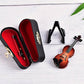 🎻 BUY 3 GET 1 FREE! 🎉 Mini Violin Model Ornament – Exquisite Detail, Perfect Graduation Gift & Holiday Decor 📦