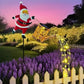 🎄50% OFF🔥Solar Christmas Santa Decor｜5 Styles, Weather‑Resistant LED Garden Pathway Lights 🎁