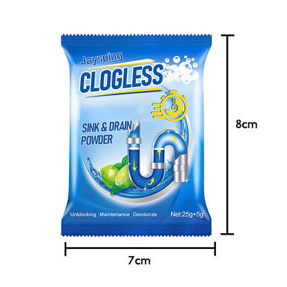 🧼 BUY 1 GET 1 FREE! ✨ Kitchen Drain Unclogging Powder - Dissolves Grease & Residues Instantly with Natural Enzyme Formula 🚰💨