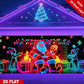 🎄40% OFF! ✨ Christmas Garage Door Cover Banner - UV-Reactive Design with 2 Lighting Modes for Festive Outdoor Decor 🚗🌟