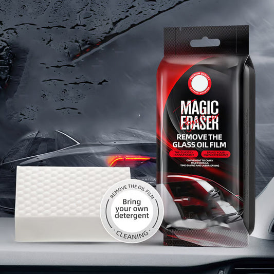 🚗 BUY 2 GET 3! ✨ CAR GLASS CLEANING SPONGE - Effortless Scrubbing & Streak-Free Shine, Gentle on Tinted Windows and Mirrors, Quick-Drying Formula 🌟🧽