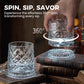 🥃 50% OFF NOW! 💎 360° Rotating Whiskey Glass – Aerate & Relieve Stress ✨