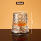 🥃 50% OFF NOW! 💎 360° Rotating Whiskey Glass – Aerate & Relieve Stress ✨
