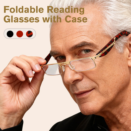 👓 60% OFF NOW! 🎉 Foldable Anti-Blue Light Glasses – Ultra-Light, Portable & Case Included 📖📦