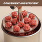 🔥HOT SALE 50% OFF!🍝🧆 Stop rolling meatballs by hand — this stainless steel mould gives you perfect, even portions in seconds. 6 or 12 holes, quick press, flawless results every time. ✨