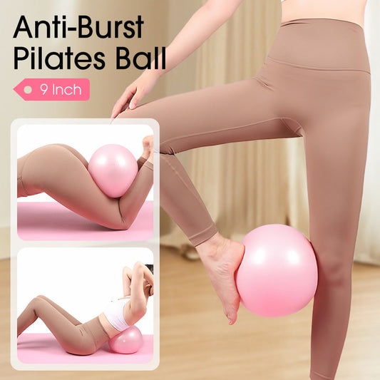 🧘 50% OFF NOW! ⚽ 9-Inch Pilates Ball – Anti-Burst, Includes Pump & Ideal for Fitness/Yoga/Rehab 💪
