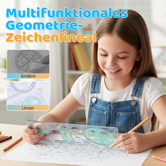 📏 50% OFF NOW! ✏️ Multifunctional Geometry Drawing Ruler – Precise, Versatile & for Students/Designers 📐