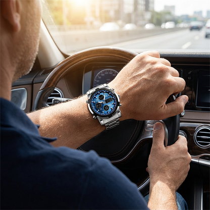 ⌚ 50% OFF NOW! 🪖 Men‘s Military Watch – Analog-Digital Display, Waterproof & Shock-Resistant Design 🛡️