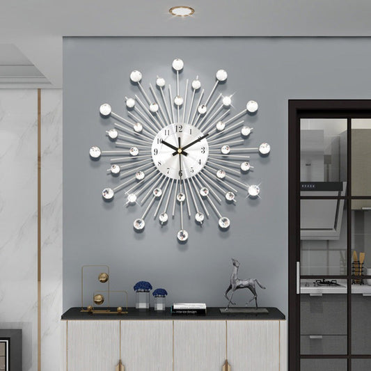 ✨ 50% OFF NOW! 🕰️ Rhinestone Wall Clock – Silent Movement, Sparkling Design & Elegant Home Decor 💎