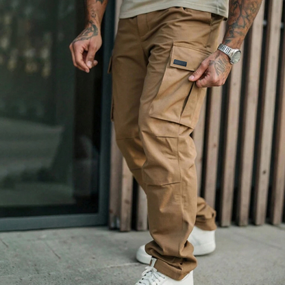 👖50% off!⚡ Classic Multi-Pocket Cargo Pants for Men – Relaxed Fit, Durable & Breathable, Sizes 2XL–4XL! 🌿🖤