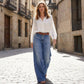 🌟 50% OFF NOW! 👖 Women's Vintage High-Waist Wide-Leg Jeans – Retro Charm & Modern Comfort ✨