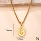 ⛪ 50% OFF NOW! ✨ Gold-Tone Virgin Mary Pendant – Stainless Steel, Hypoallergenic & Meaningful Gift 🕊️