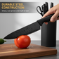 🔪 50% OFF NOW! ✨ Modern 7-in-1 Kitchen Knife & Scissors Set – Complete 7-Piece, Non-Stick Coated & Ergonomic PP Handles – Sleek Black Design 🖤