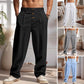👖 50% OFF NOW! 🌿 Men's Casual Drawstring Pants – Linen Blend, Loose Fit & Breathable Fabric 🧵