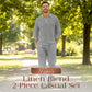🌊 50% OFF NOW! 👔 Breathable Linen Blend 2-Piece Set – Collared Shirt & Loose Pants for Summer 🍃🩳