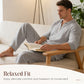 🌊 50% OFF NOW! 👔 Breathable Linen Blend 2-Piece Set – Collared Shirt & Loose Pants for Summer 🍃🩳