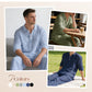 🌊 50% OFF NOW! 👔 Breathable Linen Blend 2-Piece Set – Collared Shirt & Loose Pants for Summer 🍃🩳