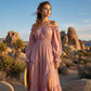👗 50% OFF NOW! 🌸 Women's Off-Shoulder High-Waist Dress – Elegant & Comfortable, Gentle Support, Flattering Fit ☀️