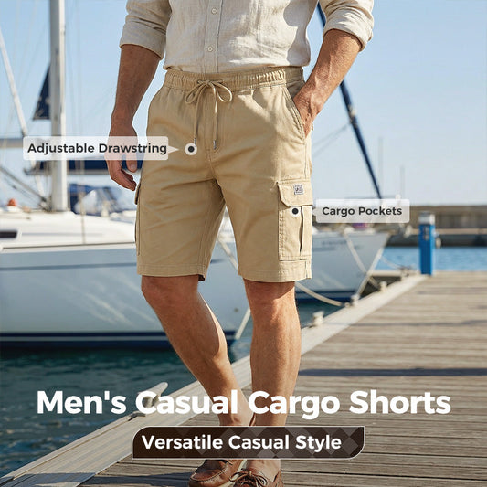 🔥 50% OFF NOW! 🩳 Men's Casual Cargo Shorts – Multi-Pocket, Lightweight & Breathable ✨