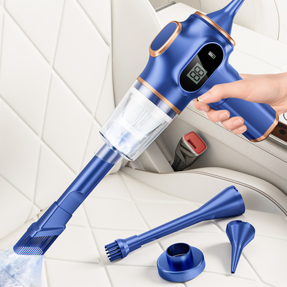🚗 60% OFF NOW! 🔋 4-in-1 High Power Cordless Car Vacuum Cleaner – Strong Suction, Long Battery Life & Versatile Attachments 💨