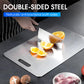 🔪 LIMITED-TIME 50% OFF ✨ Stainless Steel Cutting Board — 304 Steel, Double-Sided, Anti-Mould