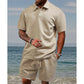 👔 50% OFF NOW! ⚡ Men's Diamond Pattern 2-Piece Set – Cool, Wrinkle-Resistant & Adjustable (S–3XL) 🌊