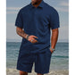 👔 50% OFF NOW! ⚡ Men's Diamond Pattern 2-Piece Set – Cool, Wrinkle-Resistant & Adjustable (S–3XL) 🌊