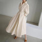 👗 60% OFF NOW! 🌸 Women's Plain Cotton Lapel Shirt Wrap Dress – Flattering Wrap Silhouette, Breathable Cotton & Timeless Style ✨