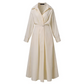 👗 60% OFF NOW! 🌸 Women's Plain Cotton Lapel Shirt Wrap Dress – Flattering Wrap Silhouette, Breathable Cotton & Timeless Style ✨