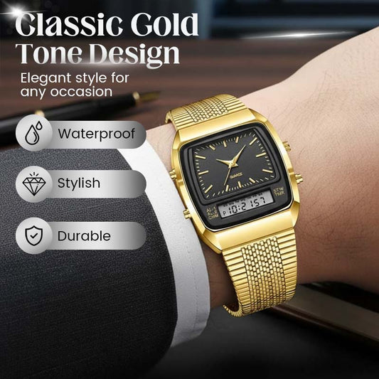 ⌚ 60% OFF NOW! ✨ Retro Style Square Face Multifunction Watch – Chronograph, Date Display & Classic Design 🕰️