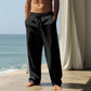 🧘‍♂️ 50% OFF NOW! 🌿 Men's Casual Loose Linen Pants – Drawstring Waist & Straight Leg 👖