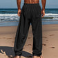 🧘‍♂️ 50% OFF NOW! 🌿 Men's Casual Loose Linen Pants – Drawstring Waist & Straight Leg 👖