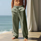 🧘‍♂️ 50% OFF NOW! 🌿 Men's Casual Loose Linen Pants – Drawstring Waist & Straight Leg 👖