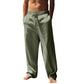 🧘‍♂️ 50% OFF NOW! 🌿 Men's Casual Loose Linen Pants – Drawstring Waist & Straight Leg 👖