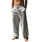 🧘‍♂️ 50% OFF NOW! 🌿 Men's Casual Loose Linen Pants – Drawstring Waist & Straight Leg 👖