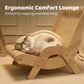 🔥HOT SALE 50% OFF! 🐱🛋️ Scratching and lounging in one — durable sisal + wooden frame beats flimsy cardboard. Curved for comfort, built to last, and saves your sofa. Your cat's new favorite spot. ✨