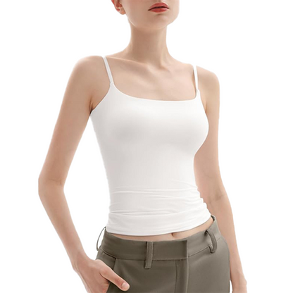 👚 50% OFF NOW! 💃 Women's Slim Fit Spaghetti Strap Camisole – Tummy Control, Breathable & Versatile 🎀