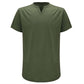 💎 50% OFF NOW! ⚡ Men's Casual Solid Athletic T-Shirt – Slim Fit, Notched V-Neck & Premium Stretch Fabric 👕🔥