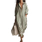 👚 50% OFF NOW! 🌸Women's Casual Striped Long Sleeve Shirt Dress