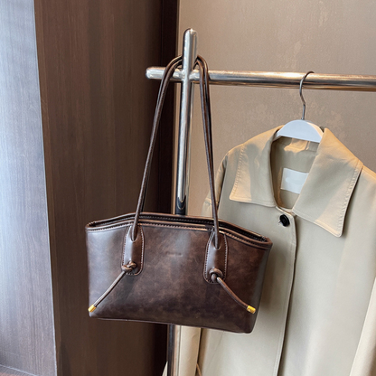 👜 50% OFF NOW! 👛 Women's Vintage PU Leather Shoulder Bag – Classic Style, Durable Material & Practical Interior ✨