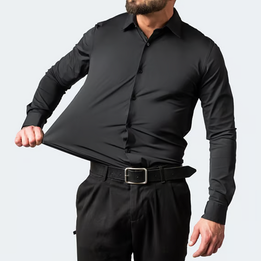 👔 50% OFF NOW! 💪 Men's High-Stretch Wrinkle-Free Shirt – Ultimate Comfort, Breathable & Versatile ✨